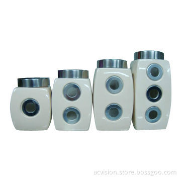 Food Jars, Made of High-quality Ceramic, 11oz Capacity, OEM Orders Welcomed, CCIB/CIQ/FDA Mark